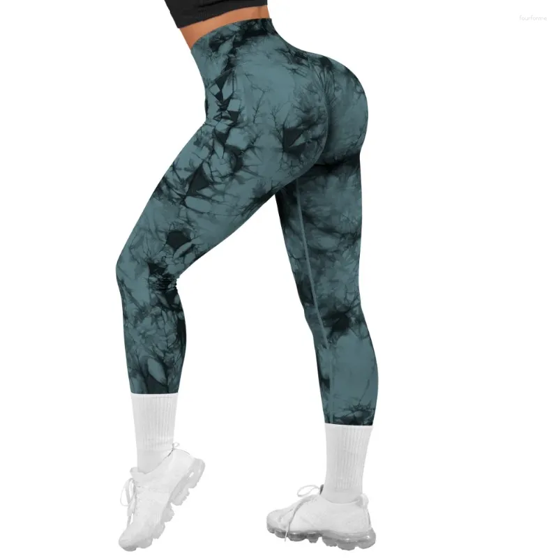 Kvinnors leggings Yoga Sweatpants Tights Sömlös rörelse Gym Träning Fitness Pants Sportkläder utomhus