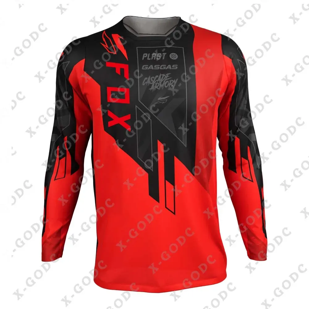 Sets 2023 Nieuwe Motocross Jersey Mtb Downhill Jeresy Fietsen Mountainbike Dh Foxplast Jersey Maillot Ciclismo Hombre Sneldrogende Jerseys