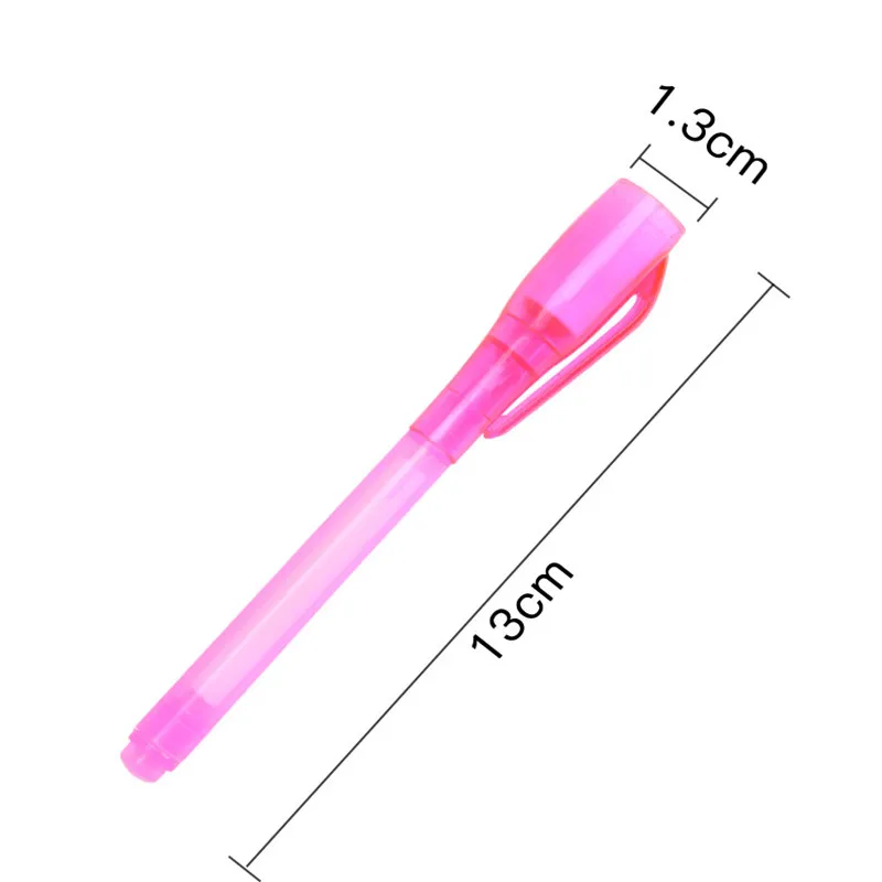 1pc Invisible Ink Pen UV Light Funny Marker For Kids Festa DIY Party para Carnaval de presente de aniversário da escola em casa