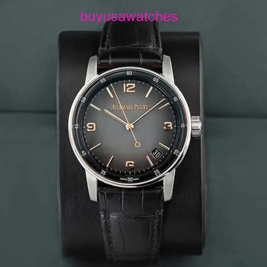 AP Code Casual Wrist Watch Code 11.59 Série 41 mm Automatique Mécanique Mode décontractée Mentide Swiss célèbre montre 15210cr.OO.A002CR.01 Hombarne grise fumée