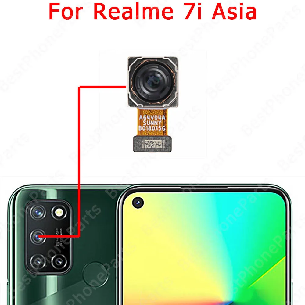 Camera Module Flex Cable for Realme 7 Pro 7i Asia 7Pro 5G Rear and ...