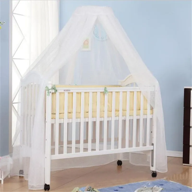 Детская кровать комара сетка с кружевной складной и дышащей сетью сетки с навесом в стиле королевского корта для кроваток