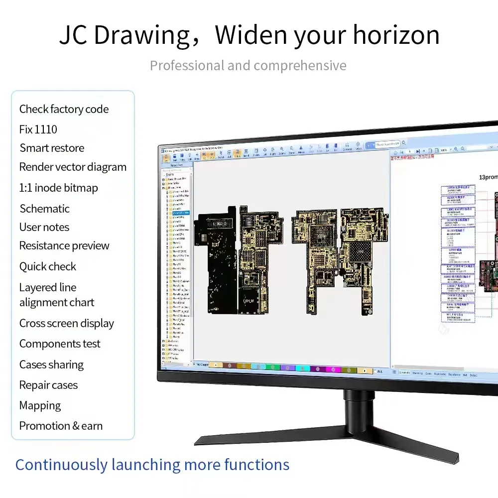 JC-ID Intelligent Drawing Schematic Diagram Bitmap for IPhone Ipad ...