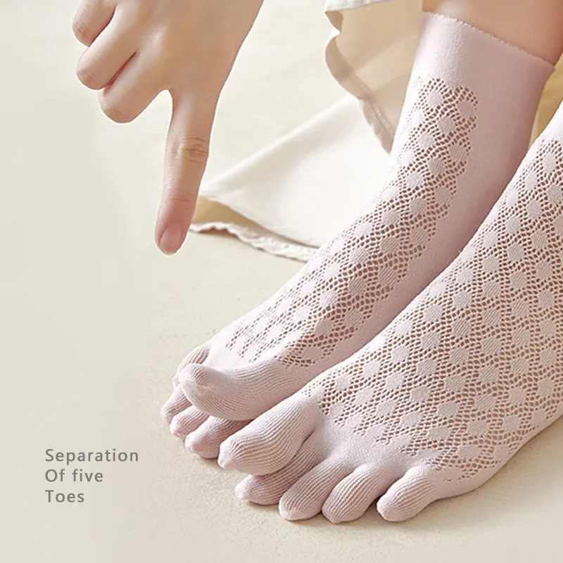 Toe Socks Five Finger Socks Orthopedic Compression Socks Women's Toe Socks Ultra Low Cut Liner