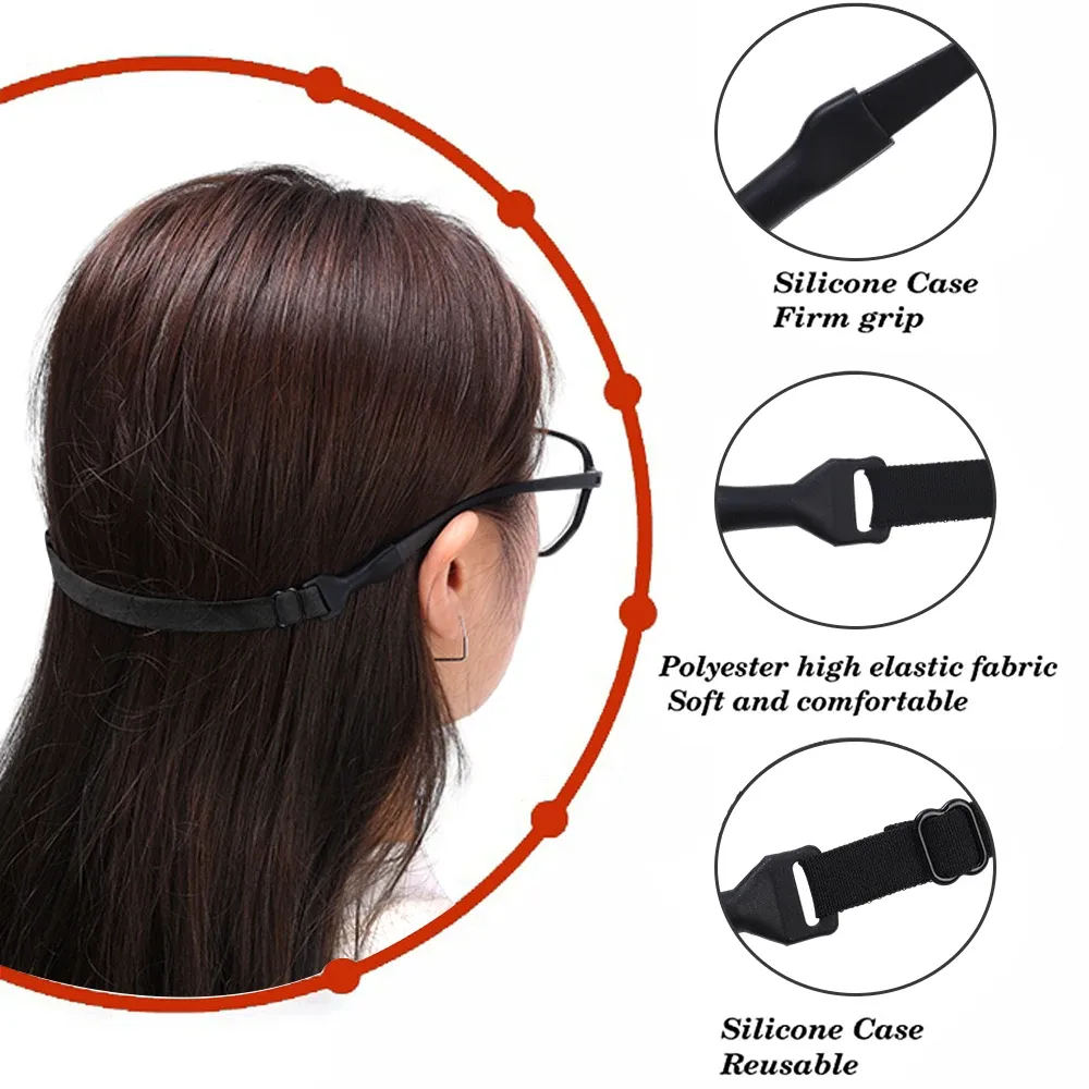 rubber bands bands to hold glasses on Eyeglass Holders Glasses Sports Band Strap Retainer Glasses Holder Eyeglass  Rubber Bands Eyewear Retainers Sports Band
