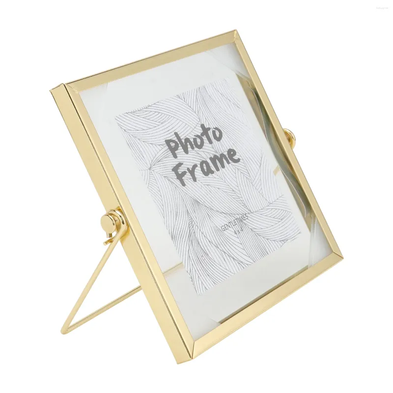 Frames Wedding Po Frame Creative Dried Flowers Stand Metal Picture Displaying Holder