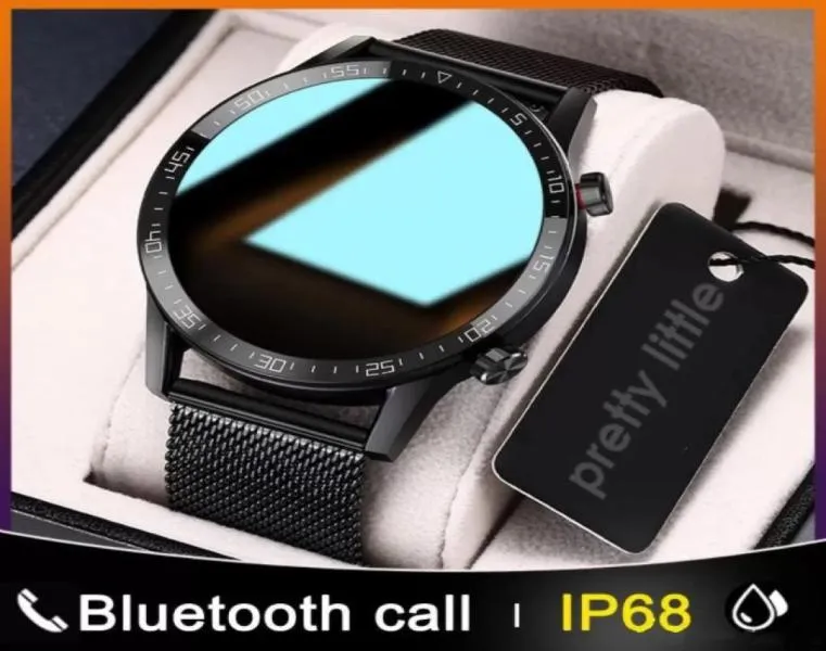 ID L13 Smart Watch Men IP68 ECG imperméable ECG PPG Bluetooth appelez la pression artérielle cardiaque Fitness Tracker Sports Smartwatch7797208