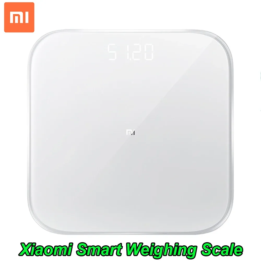 Controllo Xiaomi Smart Pesatura Scala 2 Salute Salute Bluetooth 5.0 Supporto scala di peso digitale Supporto Android 4.3 IOS 9 MIFIT APP