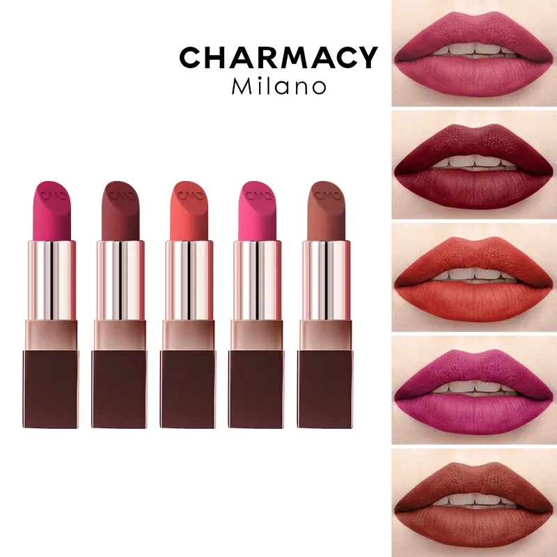 Set Chary 5 PCS Lipstick 15 Color Color Immasproof Longlasting Stick Matte Veet Lipsticks LIP MALUP BEAUTÉE COSMÉTIQUE