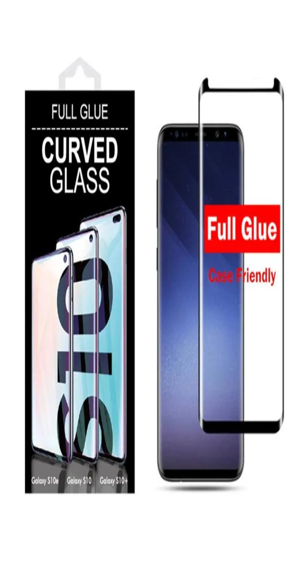 3D Full Glue Custered Dempored Glass для Samsung S20 Ultra Note 10 S10 Plus Cause Friendly Screators для Huawei P30 P40 Pro4846960