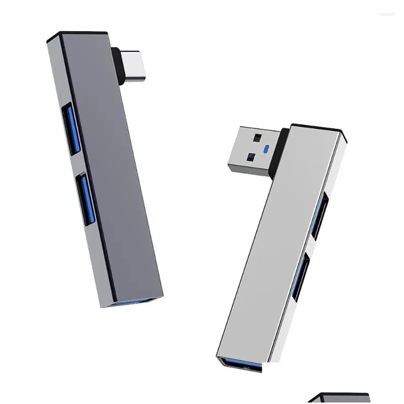 USB-Hubs in 1 Splitter-Hub-Geschwindigkeit 5.0gbit/s 3 Port Docking Station OTG 3.0/Typ-C 3.0 bis für PC-Laptop-Notebook-Drop-Zustellung Computer N OTMX7