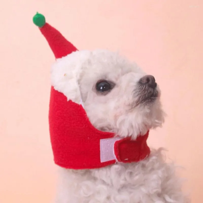 Dog Apparel Pet Christmas Set Household Warm Hat For Dogs Home Decor Po Prop Pets Thermal Kit Headdress Scarf