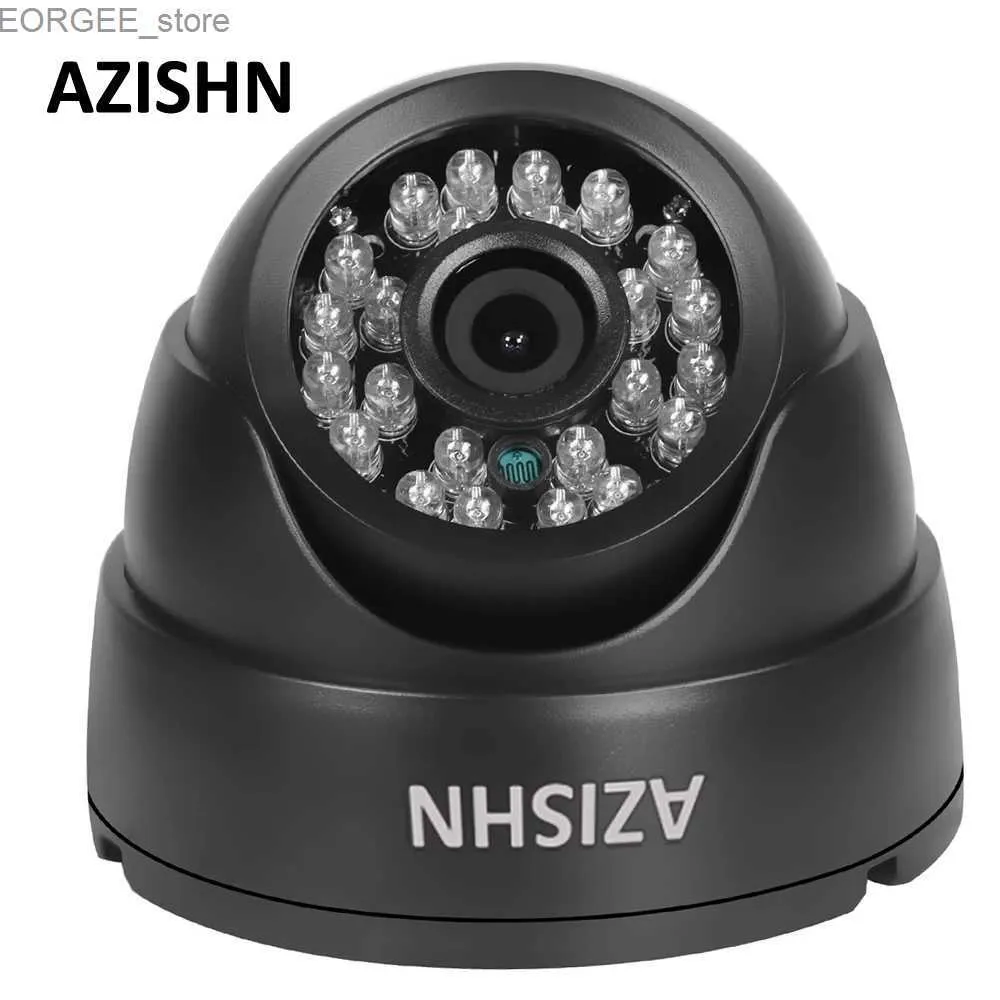 Andra CCTV-kameror Azishn Hot Selling 700TVL/1000TVL CMO med IR-CUT 24IR Night Vision Color Analog Camera inomhus Security Dome CCTV Camera Y240403