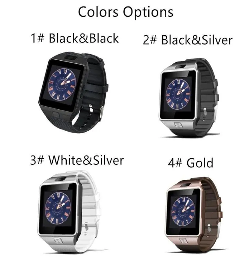 Whole DZ09 Smart Watch Wristband Android Watch Smart Sim Intelligent Mobile Sleep State Smart Watch Retail Package9462768