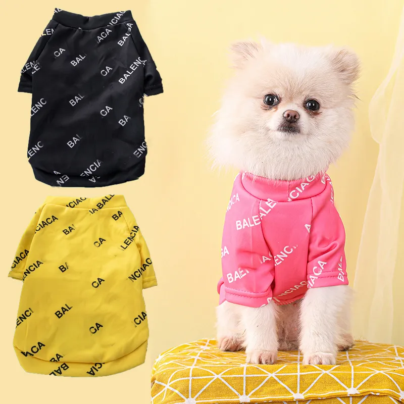 Fadou Dog Clothes Luxury Pet Clothing Fashion Brand Corgi Schnauzer Shirds Spring and Autumn Dog SuppliesTシャツCSD2404034-8 Sumsum