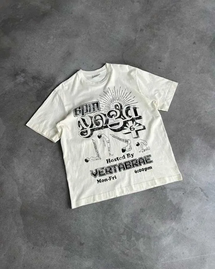 Herr t-shirts y2k toppar nya män kvinnor hiphop hajuku grafisk tryckt överdimensionerad t-shirt retro casual bomull kort ärmkläder streetwear j240402