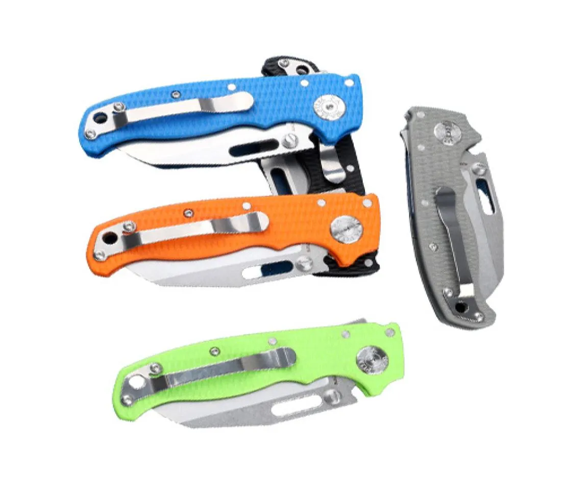 Ad205 Shark G10 handle folding knife steel bearing marker AUS10A Tactical Camping Hunting pocket EDC utility7860336