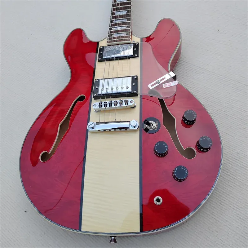 ギターホタルホロー6ストリングエレクトリックギター、複数のオプションの色、卸売りを販売できます