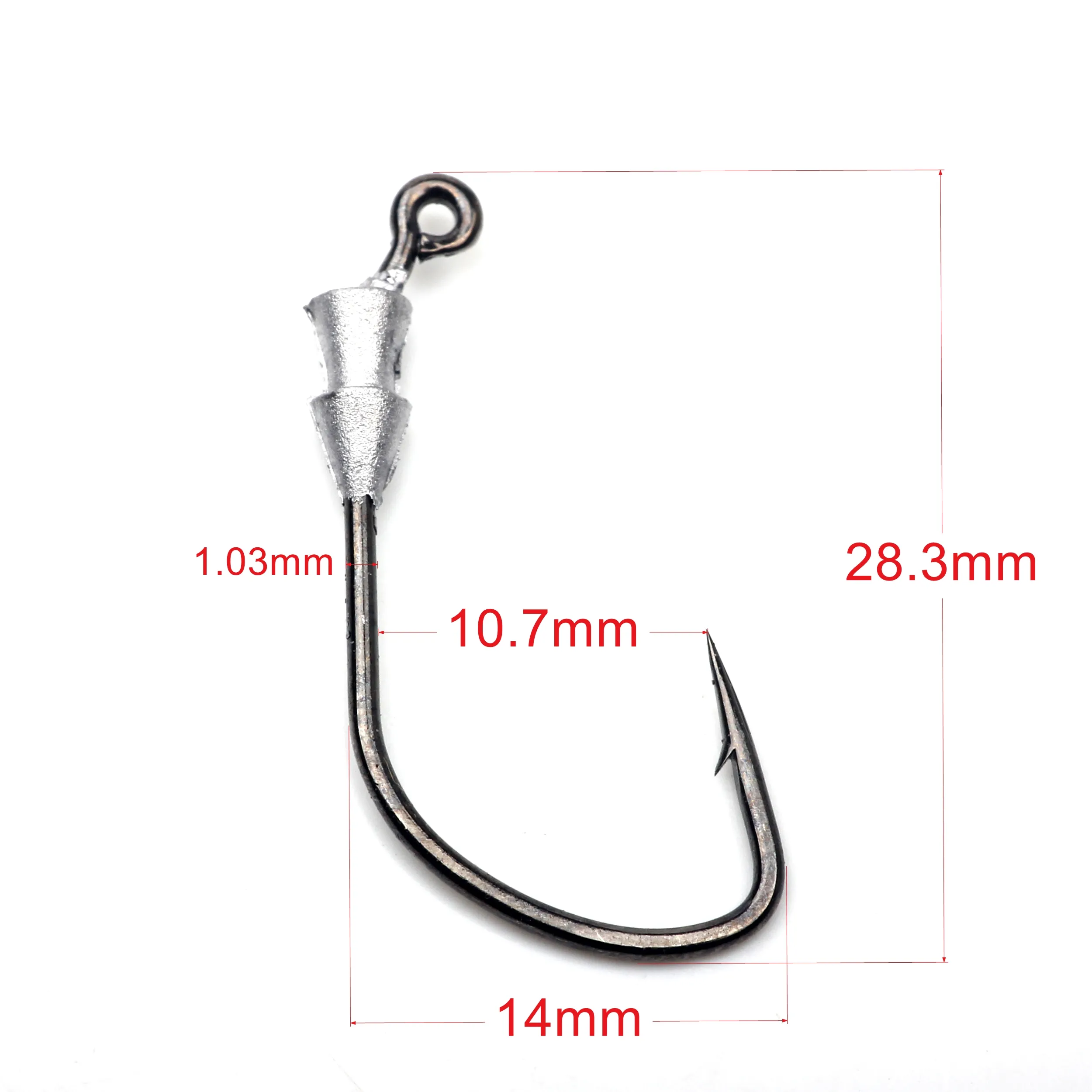 Bag Small Fishing Weighted Worm Hooks Insert Sinker Nail Weight Senko Wacky  Rig Soft Lure Jig Head Hook Swimbait Bass From 23,1 € | DHgate