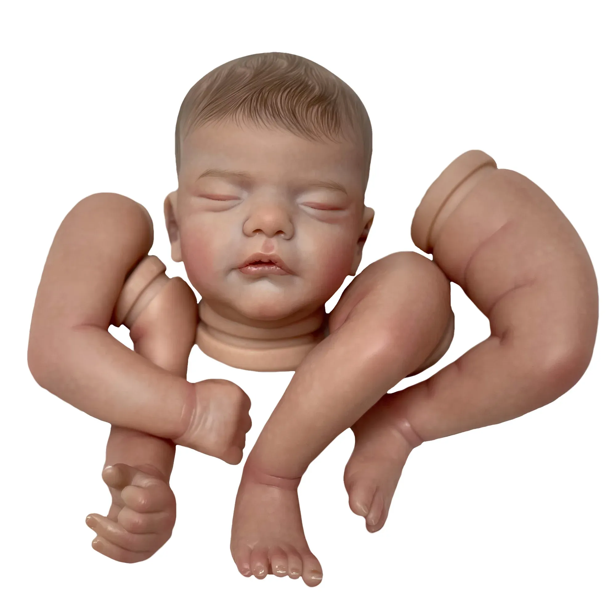 Sam 18 Reborn Baby Doll Kit Handmade Soft Vinyl From Ddmyhome