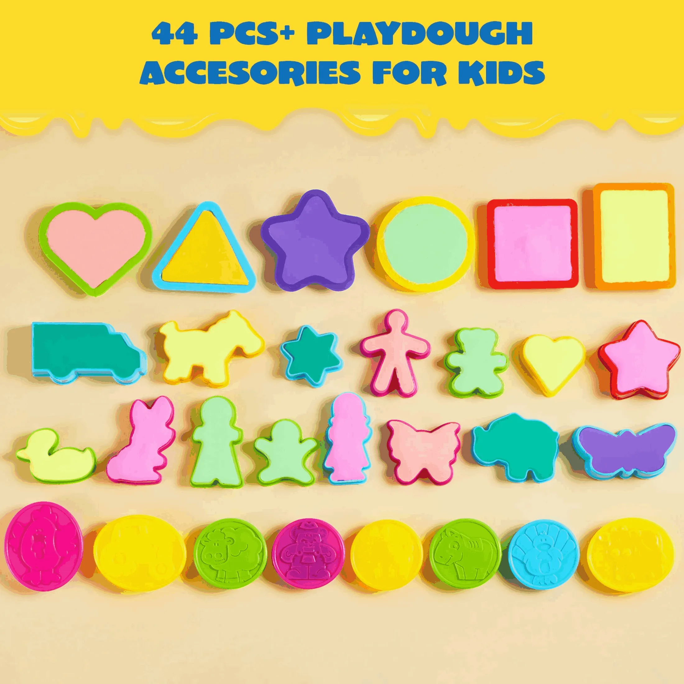 Playdough Tool Set, 9 Pcs Play Dough Tools Sets Fo Kids Ages