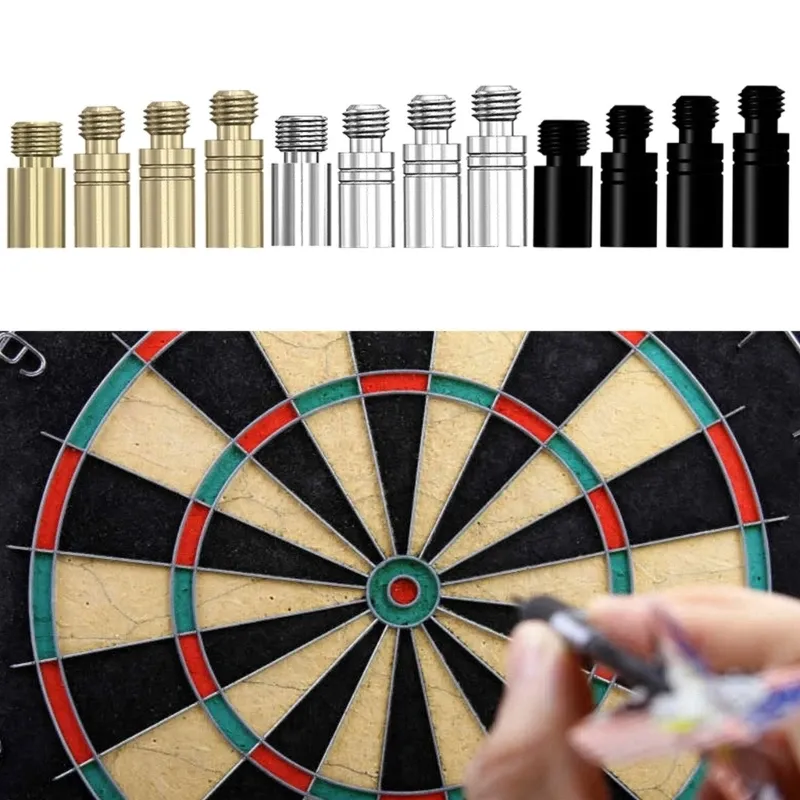 Uxcell 2.5g Copper Dart Weight Add Accentuator 9 Pcs 12mm 2BA Thread Darts Weight Adjuster Dart Accessories Black