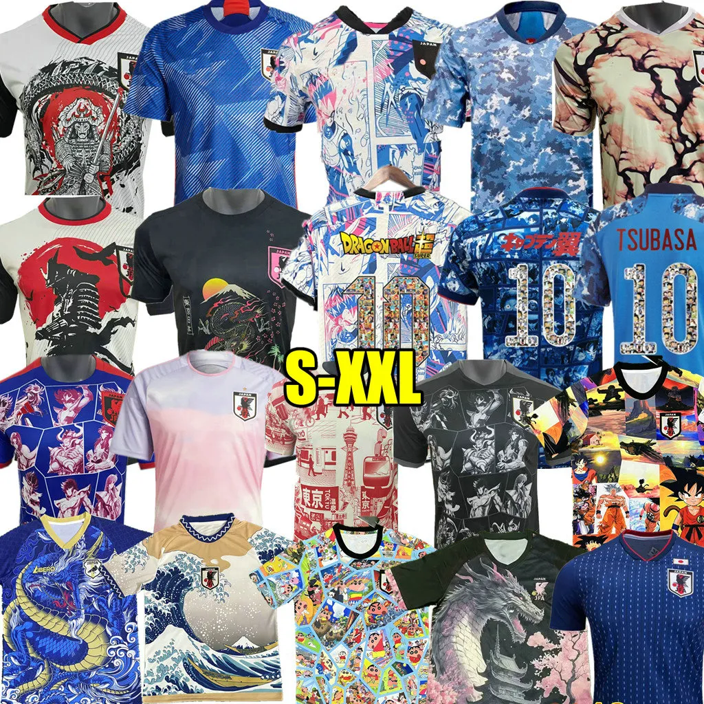 Japan Soccer Jerseys 2024 NAGATOMO Captain Tsubasa Home Away Shirt MINAMINO MITOMA KUBO SHIBASAKI 22 23 24 Football Shirt Uniform Japan Soccer Jerseys 2024 NAGATOMO Captain Tsubasa Home Away Shirt MINAMINO MITOMA KUBO SHIBASAKI 22 23 24 Football Shirt Uniform