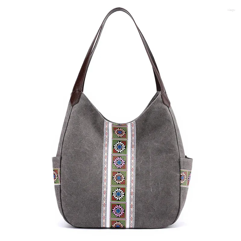 Umhängetaschen Weysfor Mode Canvas Bag Frauen Multifunktionshandtaschen Geldbeutel Frauen große Kapazität Designer Hobo Bolsas Mochilas