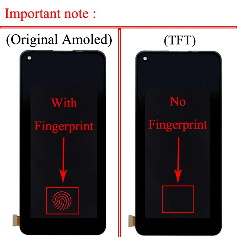 Amoled / TFT 6.43 inch For OPPO Realme GT 5G GT Neo Master Neo Flash Neo2T LCD Display Touch Screen Digitizer Assembly
