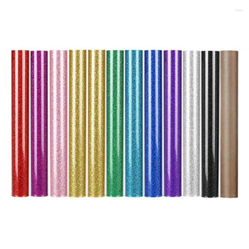 Autocollants de fenêtre 1 rouleau 10 "x5,5 keard / 25cmx5m belle couleur de transfert de chaleur de couleur de la chaleur de la chaleur presse de coupe de coupe de coupe sur htv fil