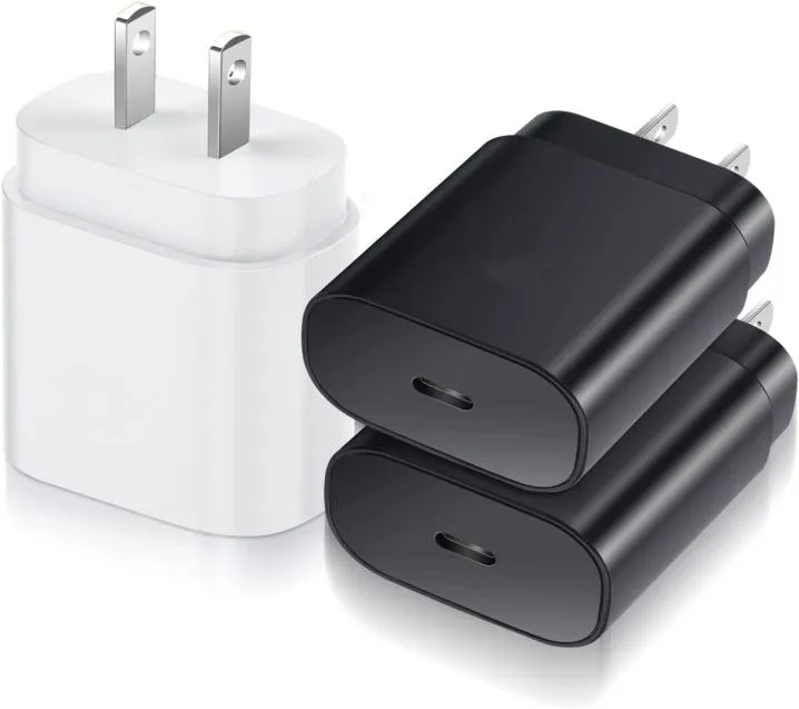 Супер быстрая быстрая зарядка PD USBC Wall Charger EU US AC Home Travel Adapters для Samsung Galaxy S8 S10 S20 S22 S23 Примечание 10 6619980