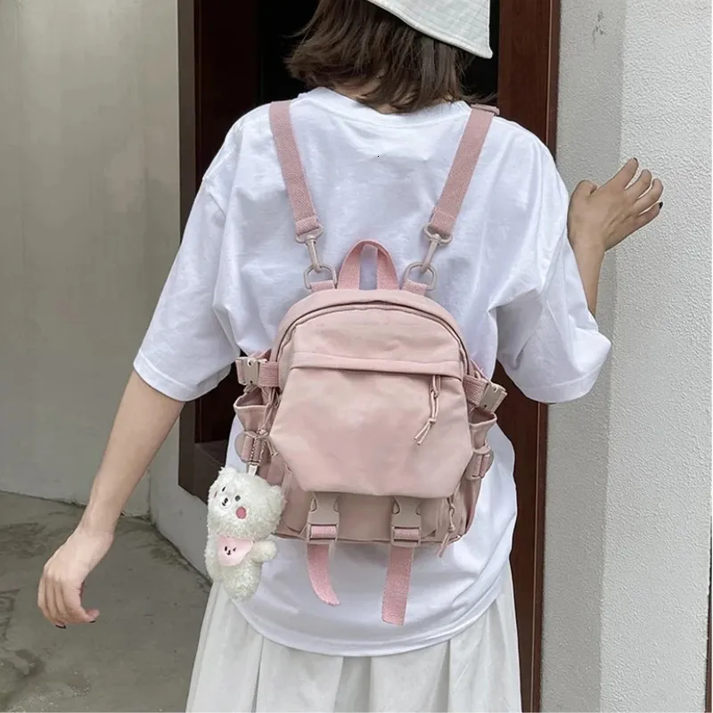 Mini-Backpack Ladies Kawaii Multifunctional Small Backpack Women Cute Multifunctional Dual-use School  main image 3