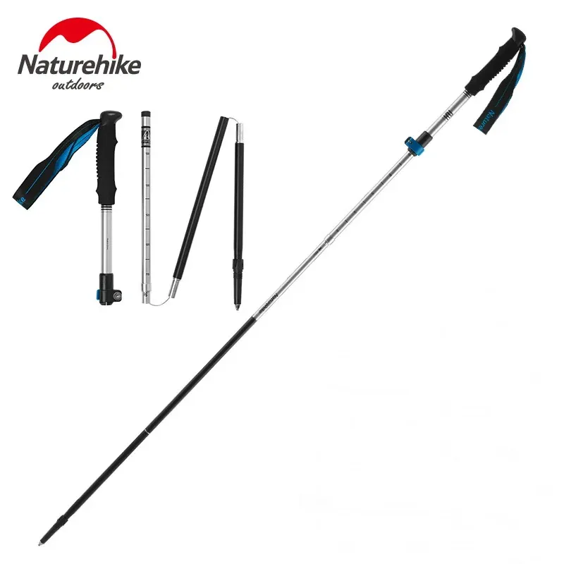 Sticks Naturehike Outdoor Aluminium 5 sekcja Elastyczna regula