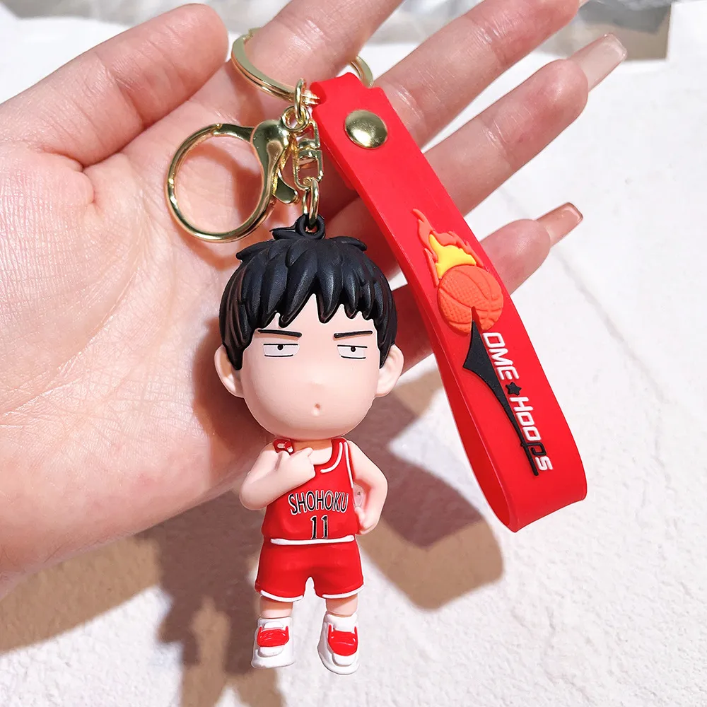 Fashion Cartoon Movie Character Keychain Rubber And Key Ring For Backpack Jewelry Keychain 083565