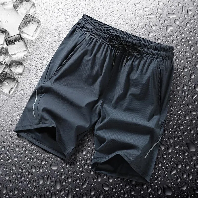 Short masculin Soix de glace en vrac pour mince pantalon de course et de fitness décontracté décontracté et de fitness