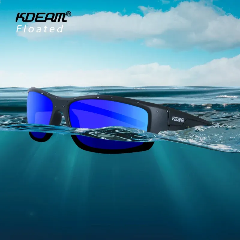 Солнцезащитные очки Kdeam Высокопроизводительные плавающие поляризованные солнцезащитные очки мужчины спортивные солнцезащитные очки идеальный компаньон для любого активного водного