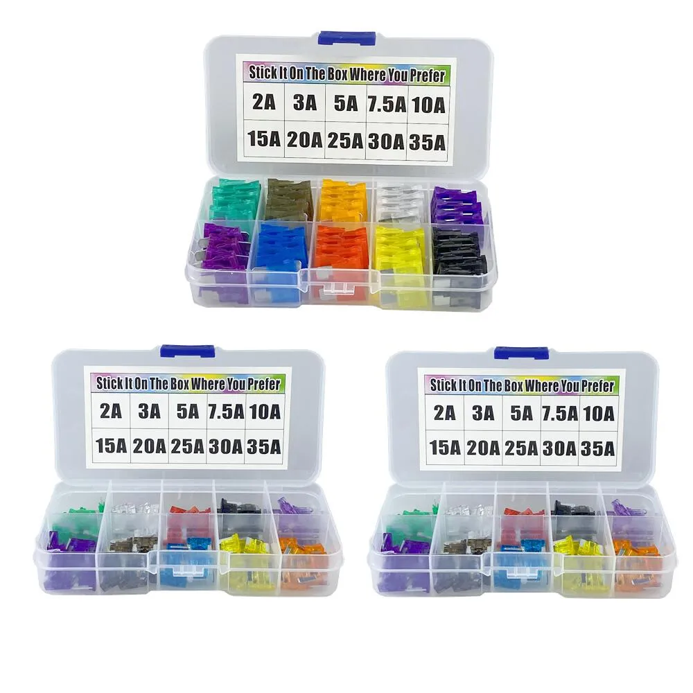 Medium Mini Auto Car Fuses 2A/3A/5A/7.5A/10A/15A/20A/25A/30A/35A Amp ...