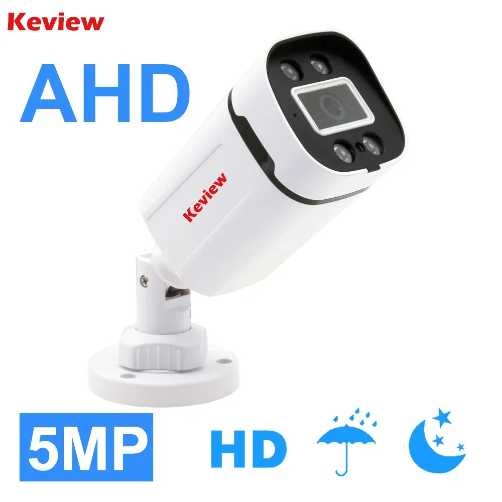 Cameras AHD Camera Security Surveillance CCTV Camera Mini Analog Outdoor Video Security Camera Home Street Protection 720P 2MP 5MP HD