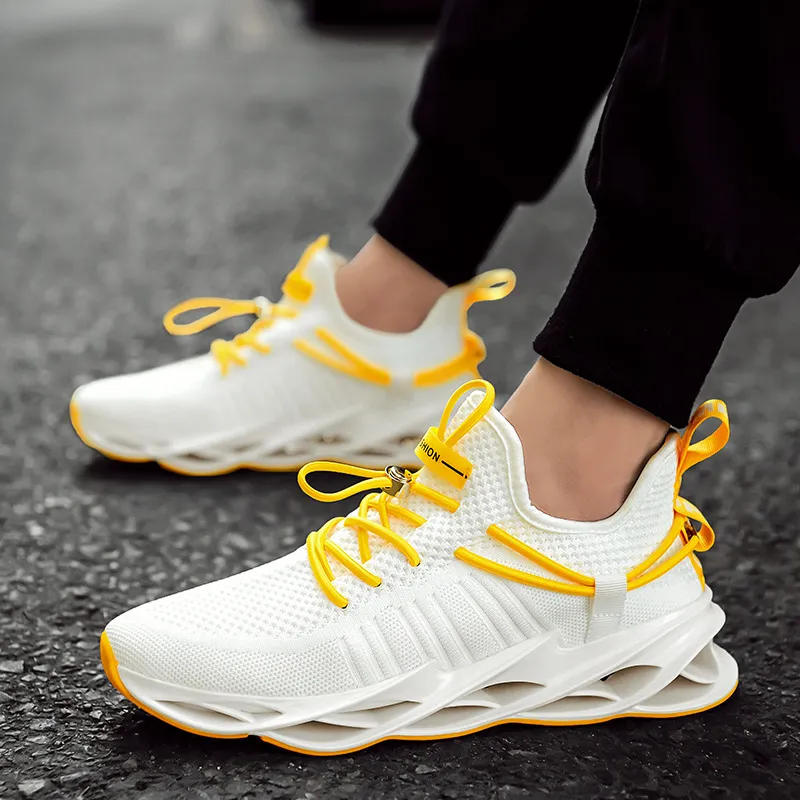 New Fashionable Running Shoes Men Breathable Gym Jogging