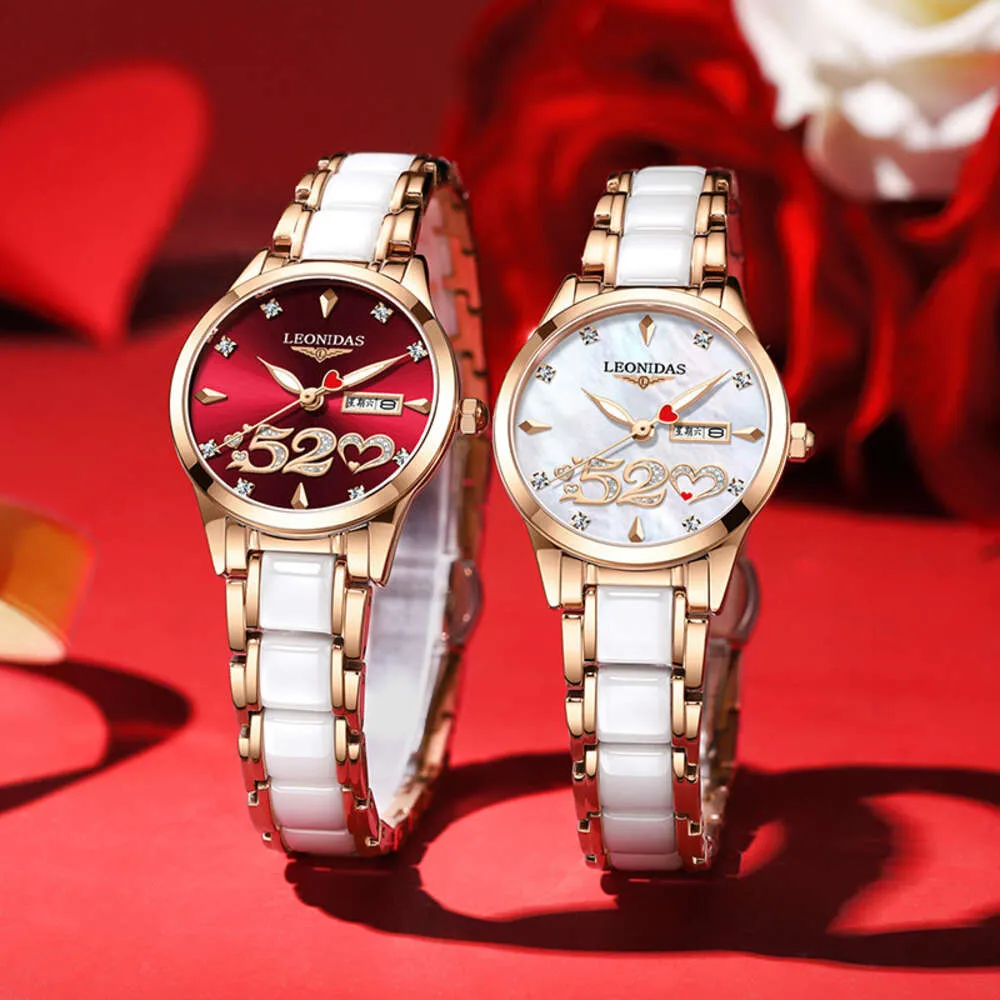 29 Ceramic Waterproof 520 Gift Light Luxury Women's High Beauty Quartz Watch 96