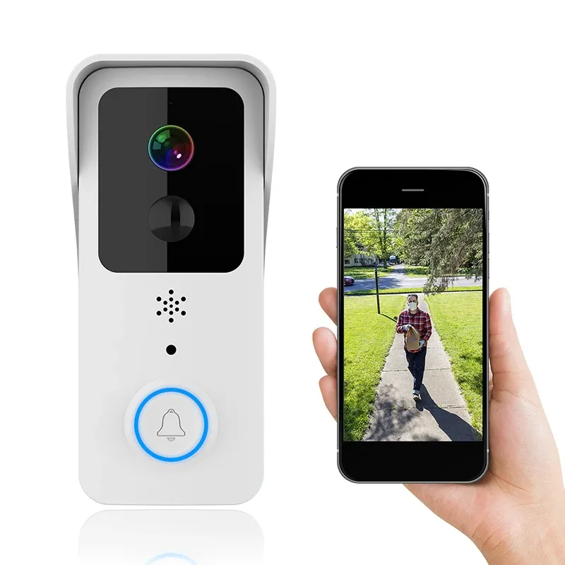 GUASTO TUYA Smart Home Visual Doorbell Visual 2.4GHz / 5G Dual WiFi Geste esterno AC -Affronta AC / Wireless PIR Intercom Vision