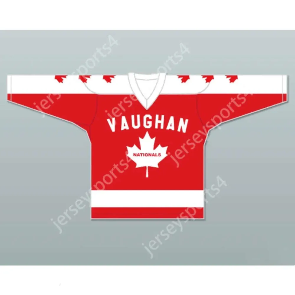 Gdsir Custom White Wayne Gretzky Vaughan Nationals Hockey Jersey Metro Junior B League New Top ED S-M-L-XL-XXL-3XL-4XL-5XL-6XL