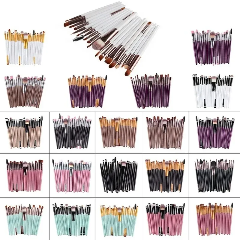 20pcs Makeup Brush Set Cosmetict Makeup for Face Maquillage Tools Women Beauty Professional Foundation Blush Fidadow