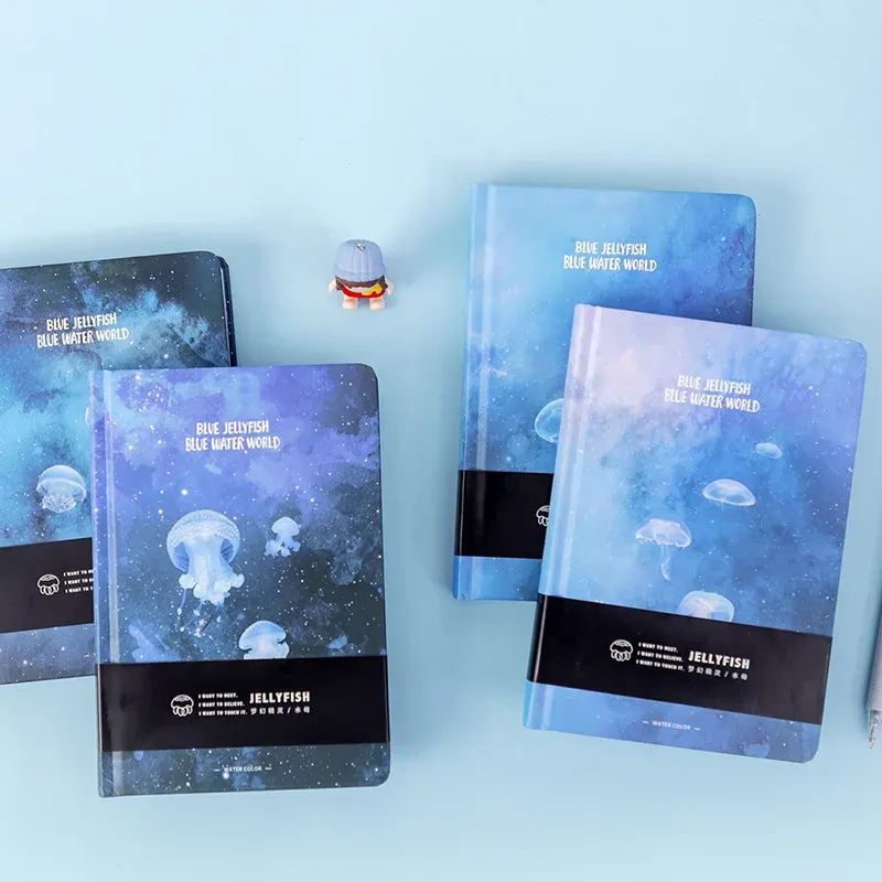 Notes de carnet nouveau Creative Blue Jellyfisf