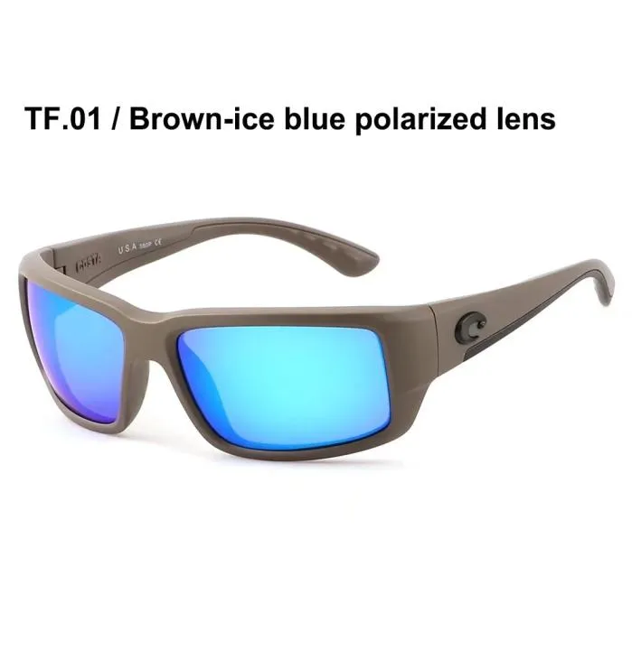 Fantail Sunglasses Sea Fishing Surfingグラススポーツカラフルなフレームメンズ極地のビーチアイウェアBox7059380