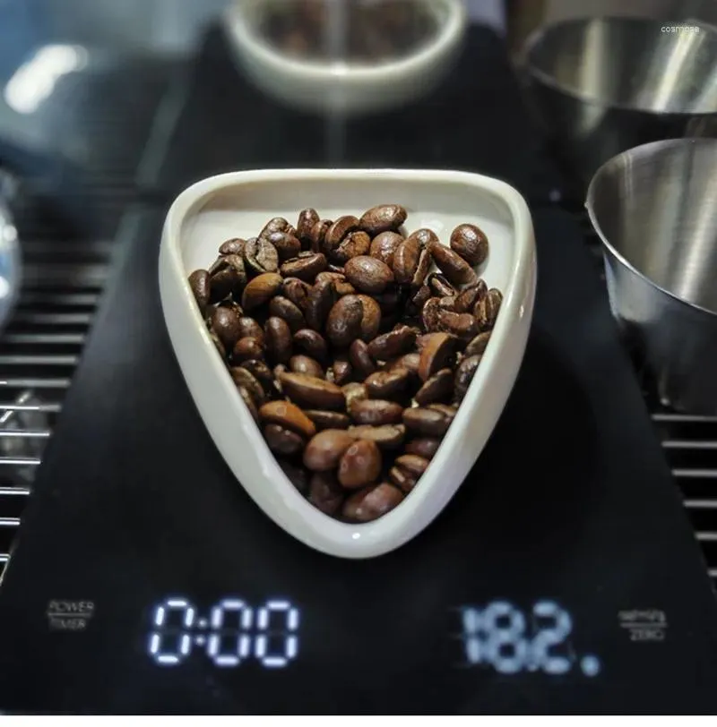 Tee -Schaufel Kaffeebohnen Wie Wiewaage Tablett Pulver Schale Keramik Messung Tasse Küche Zubehör Aufbewahrungsbox Kühlplatten