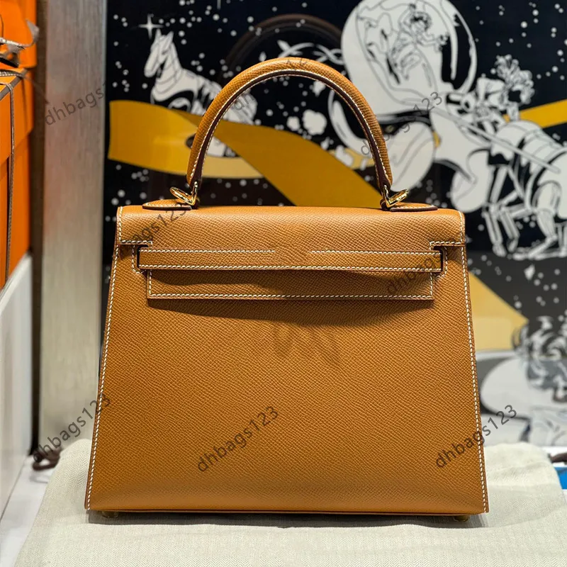 Kvinnor Luxurys Designer Bag 10a Top Quality Handbag Real Leather Tote Shoulder Lady Bag Copping Bag Helt handgjorda väskor Purse Travel Duffle Cosmetic Crossbody Bags KL