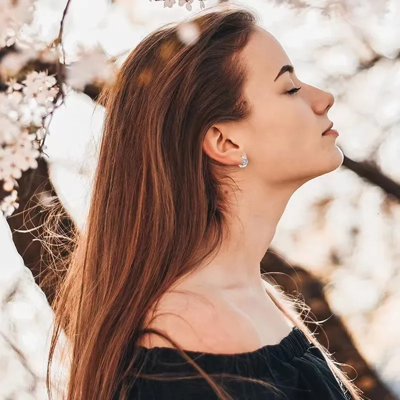 925 Sterling Silver Small Hoop Earrings - Hypoallergenic Huggie Earrings With Cubic Zirconia For Women & Teens