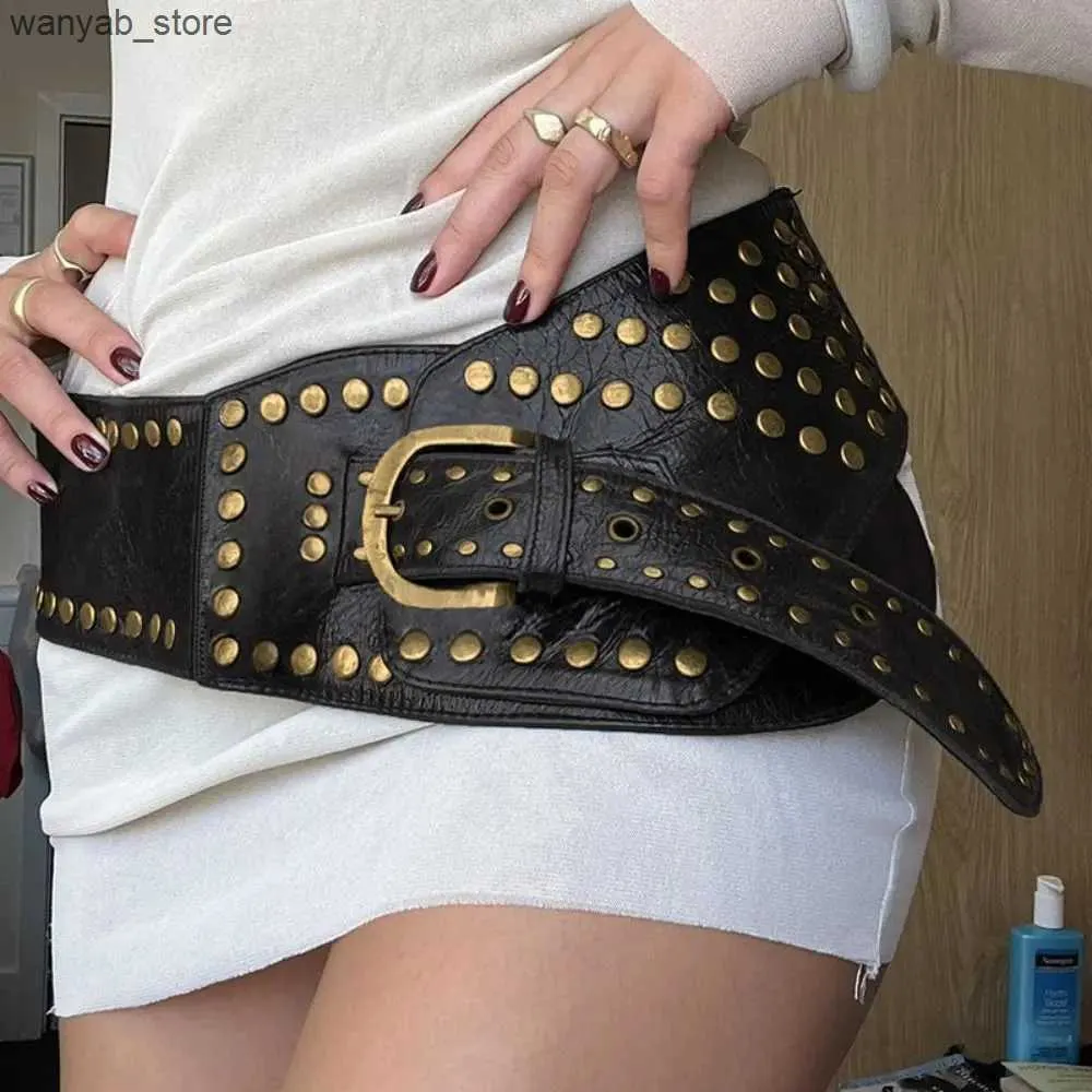 Aesthetic Unique Belts Belts Punk Style Hollow Asymmetrical Belt