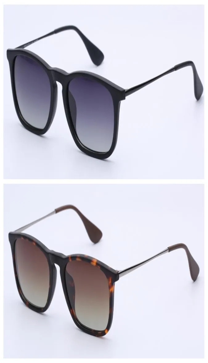 Solglasögon toppkvalitet Chris Real Polarised Lenses Män Kvinnor Solglasögon med bruna eller svarta läderfodral Packages Retail Accessor4505355